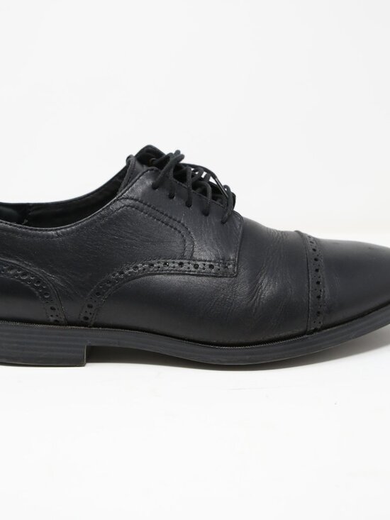 Cole Haan Mens Shoes Size 9.5 W Grand OS Black Leather C23789 Classic Oxford main image 8
